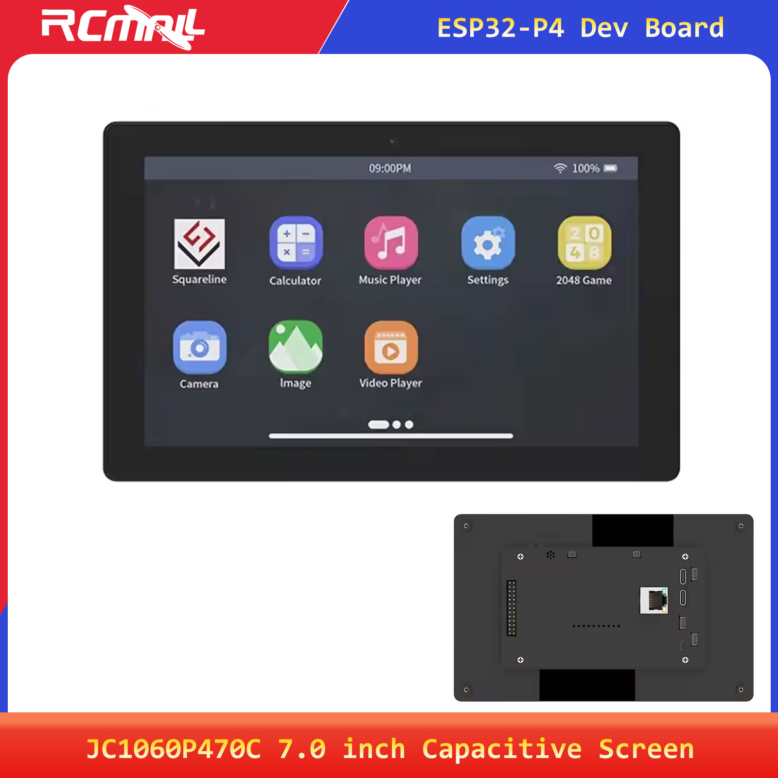 Esp32 C6 - JC1060P470C Display Touch Capacitivo IPS da