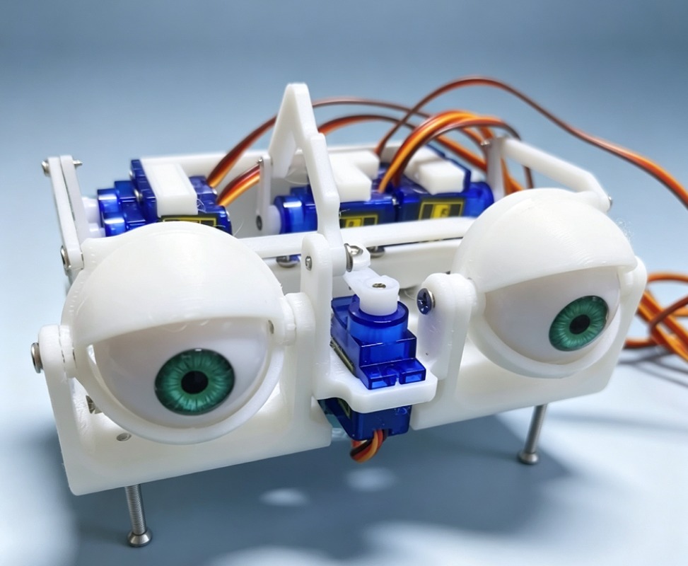 Esp8266 - Occhio Robotico Bionico Programmabile, Occhio Meccanico