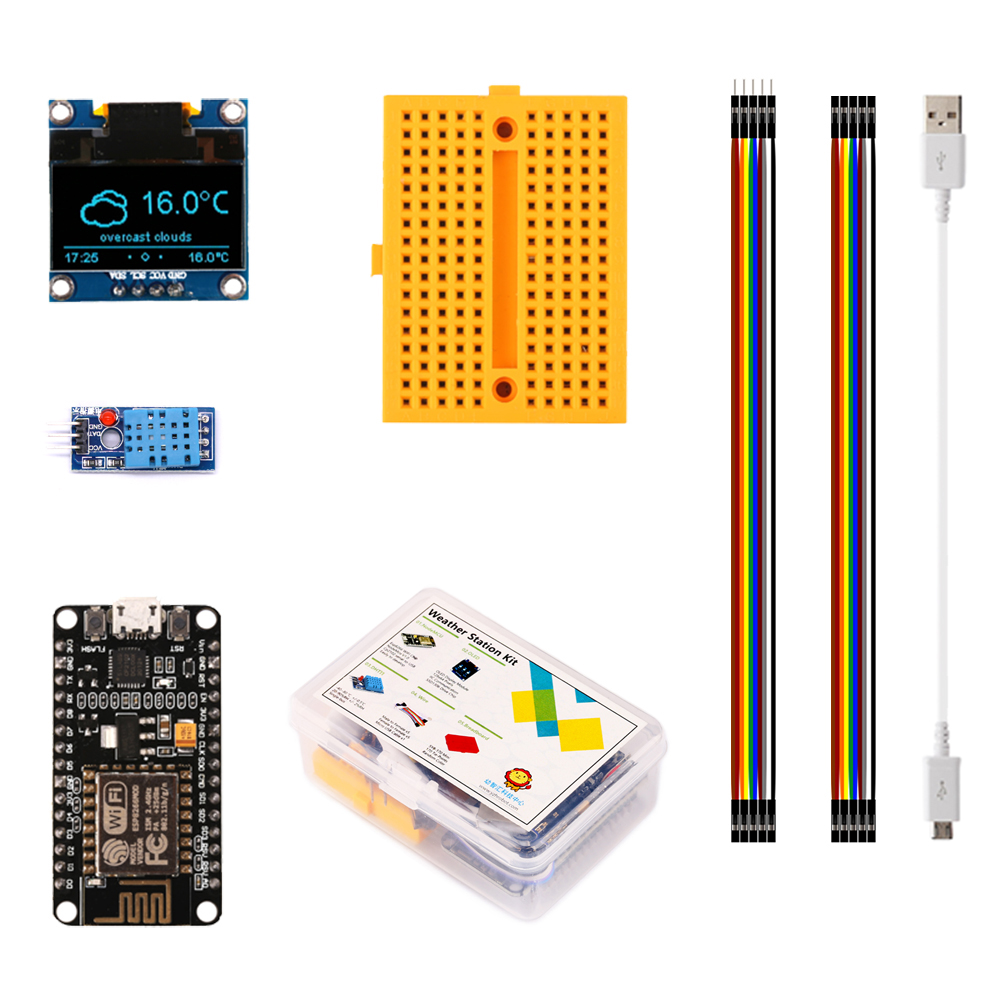 Esp8266 Nodemcu - ESP8266 stazione meteorologica Kit fai-da-te con