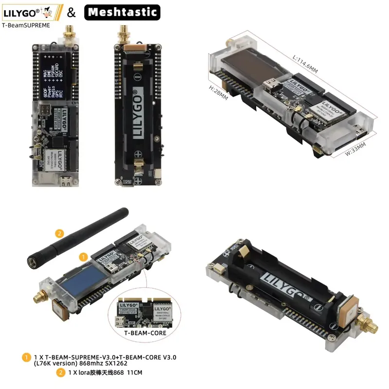 Esp32 - per LILYGO T-Beam ESP32-S3 SX1262 Modulo