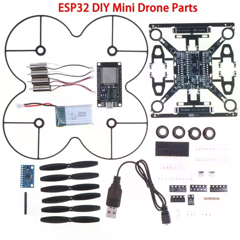 Espressif Esp32 - Kit Mini Drone Open‑Source ESP32, Quadricottero