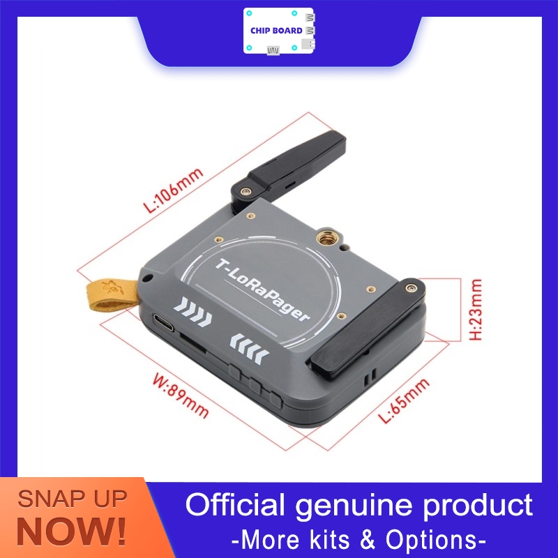 Esp32 Uart Module - Dispositivo di comunicazione portatile cercapersone LILYGO