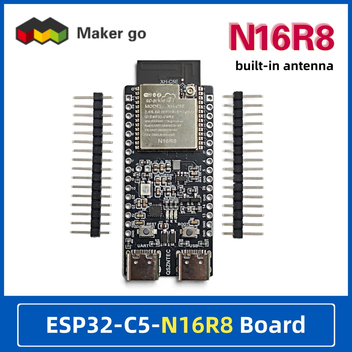 Esp32 Uart Module - Scheda di Sviluppo ESP32-C5-N16R8 Wi-Fi 6
