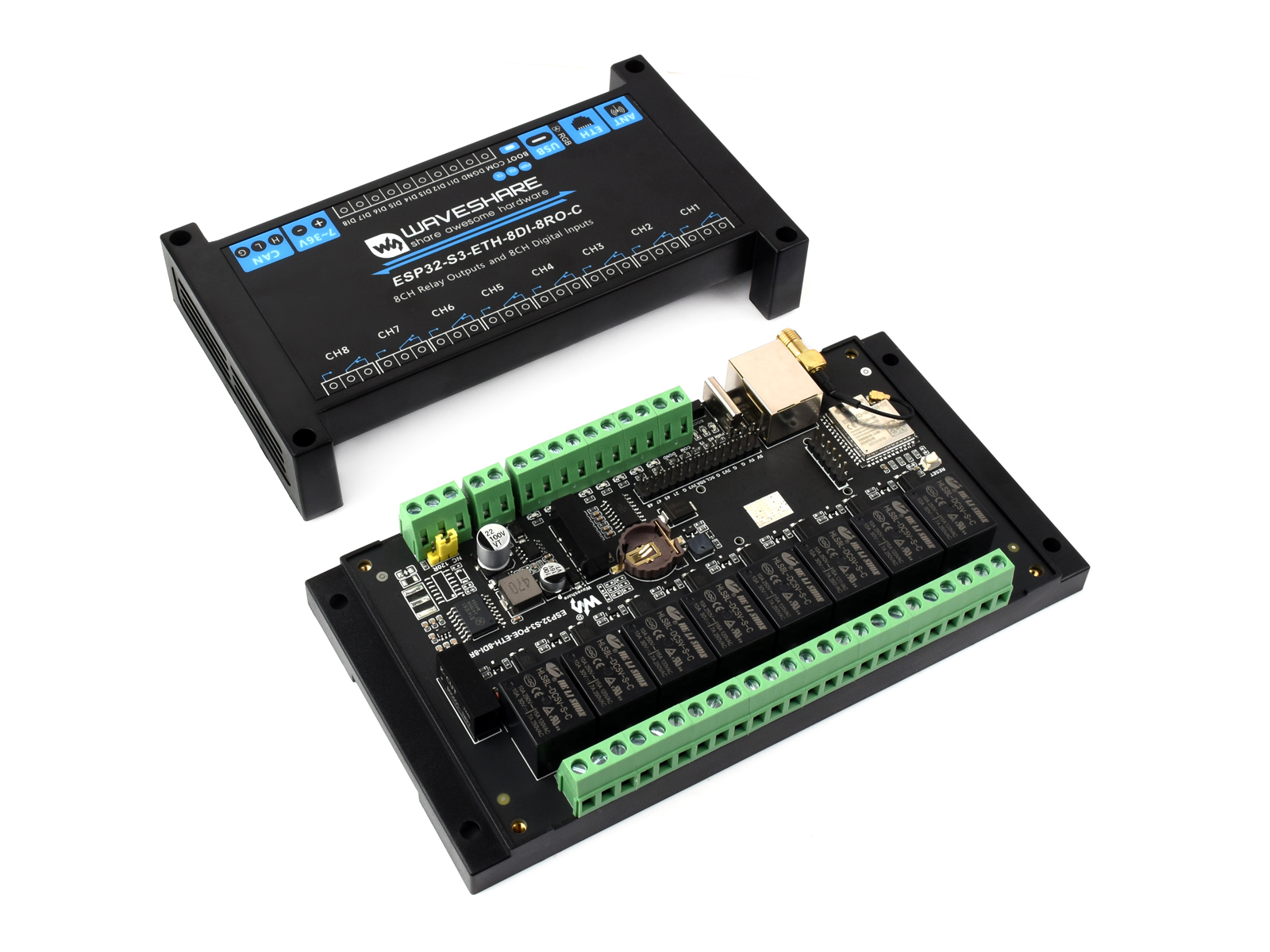 Modulo relè WiFi industriale E - Esp32 S3 recensione e prezzo