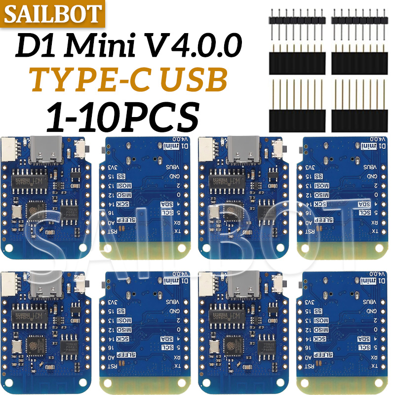 1-10PCS WeMos D1 Mini ESP8266  - Esp8266 Nodemcu recensione e prezzo