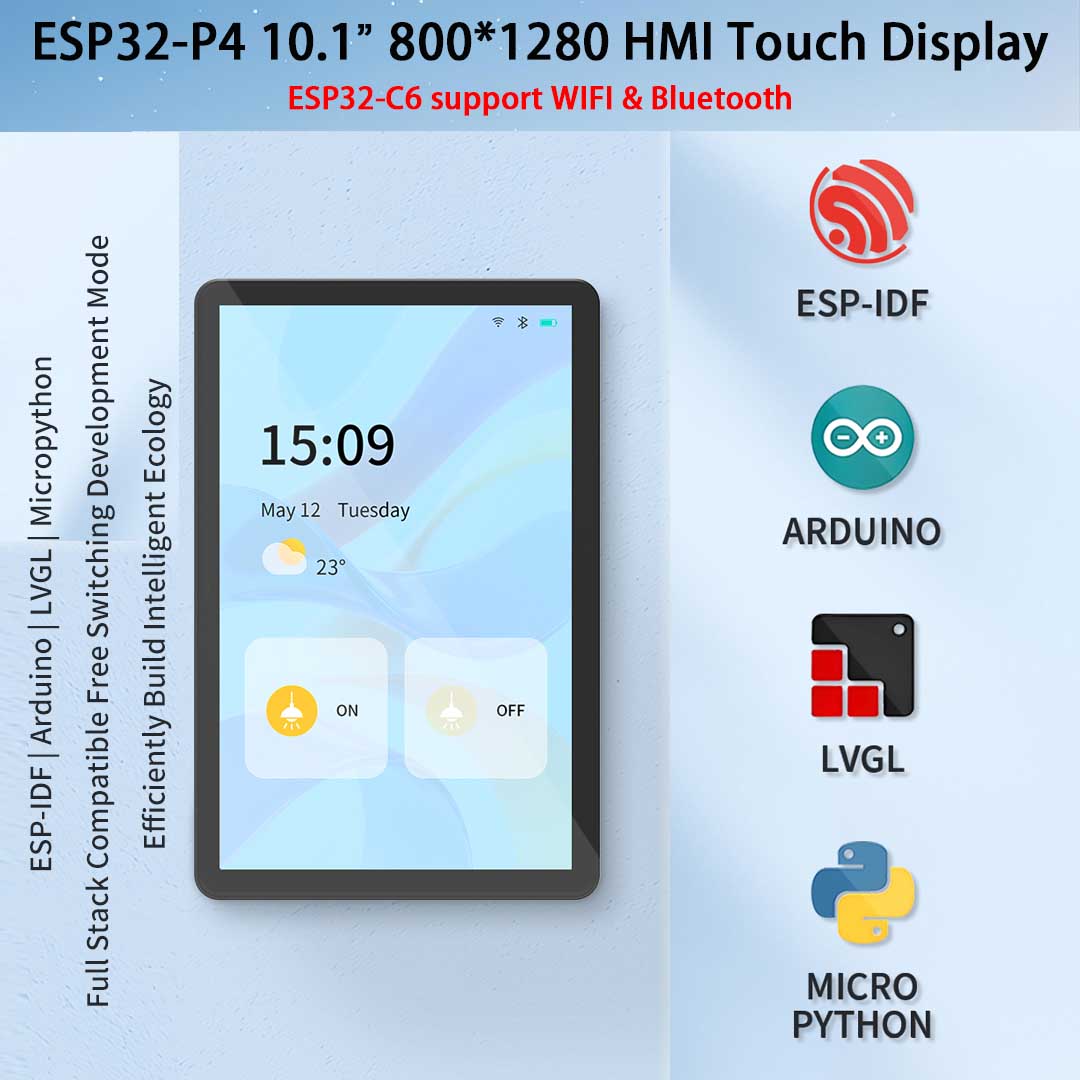 ESP32-P4 10.1 pollici 800*1280 - Esp32 P4 recensione e prezzo