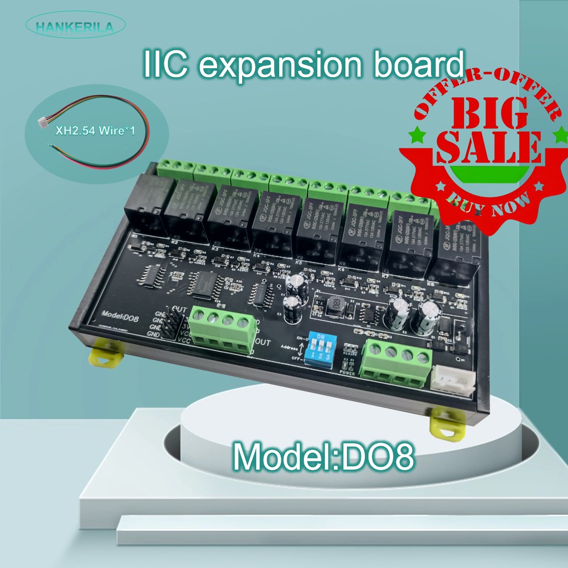Scheda relè estensione I2C Sol - Espressif Esp32 recensione e prezzo
