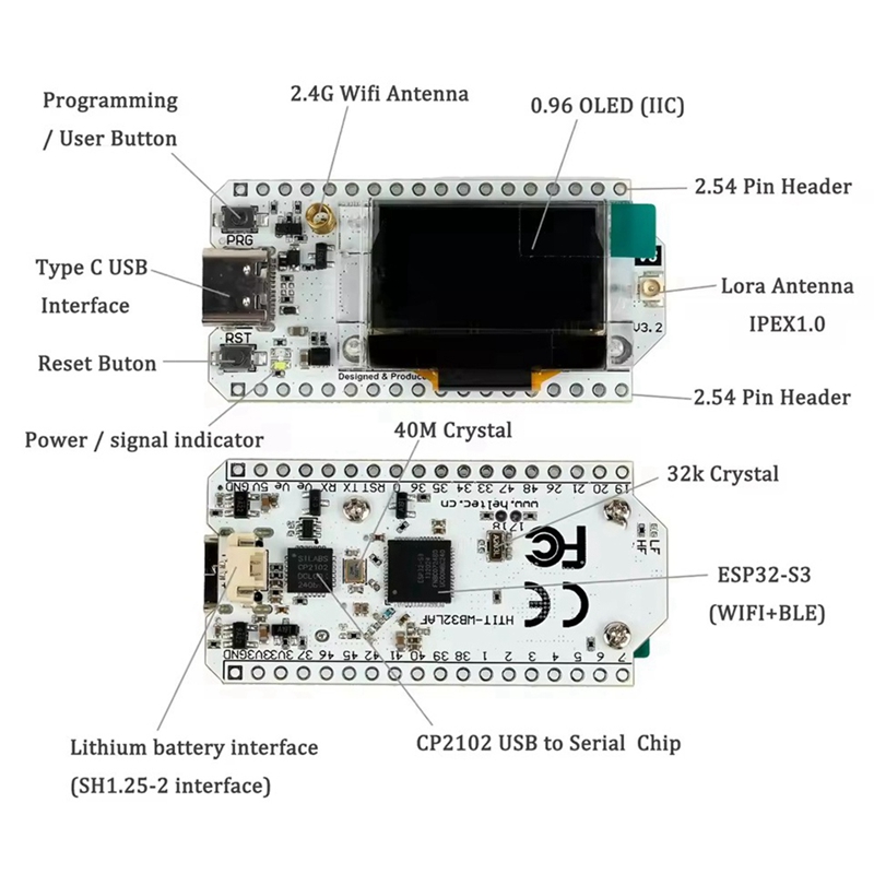 Heltec LoRa32 V3 863-928MHZ ES - Esp32 Uart Module recensione e prezzo