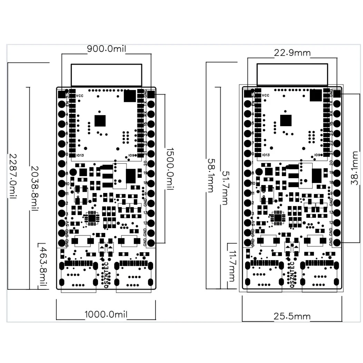 ESP32-C6-DevKitC-1 Scheda cent - Esp32 S2 recensione e prezzo