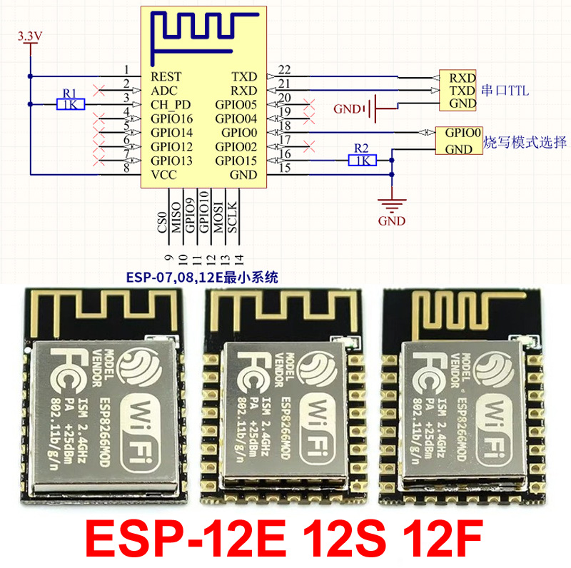 ESP32 ESP-32S ESP-12E ESP-12F  - Esp8266 recensione e prezzo