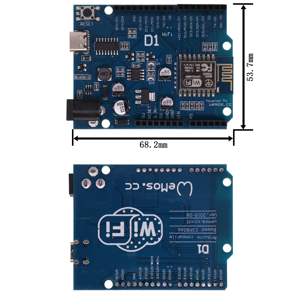 ESP-12E WeMos D1 R2 UNO R3 CH3 - Esp8266 Nodemcu recensione e prezzo