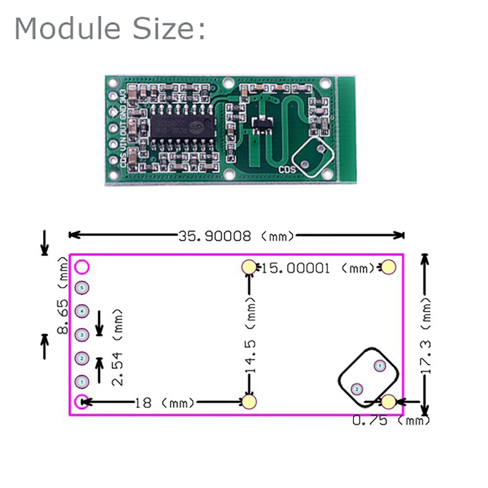 5PCS RCWL-0516 Sensore di rile - Esp8266 Nodemcu recensione e prezzo