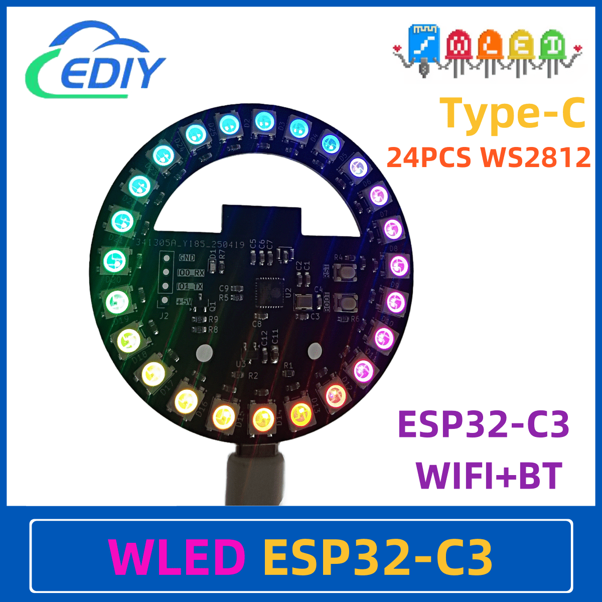 WLED ESP32-C3 Scheda di svilup - Esp32 C3 recensione e prezzo
